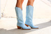 Baby Blue Adel Boots