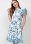 China Plate Blue Dress by Ivy jane