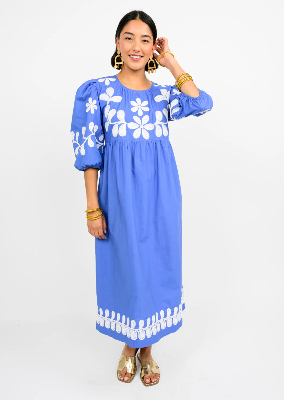 Cord Embroidered Dress by Ivy Jane