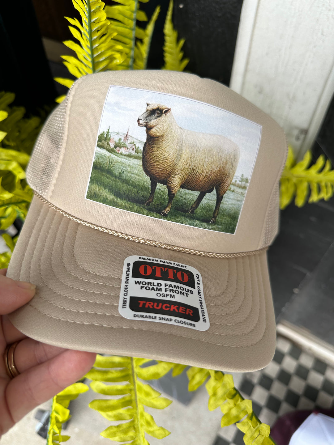 Old School Sheep Trucker Hat-Preorder