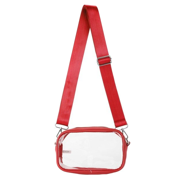 Game Day Clear Rectangle Crossbody Bag