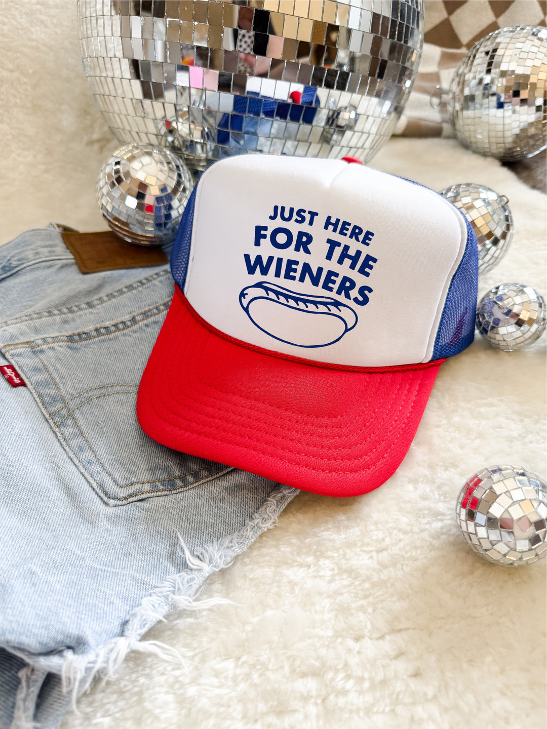 Here for the Weiners Trucker Hat-Preorder