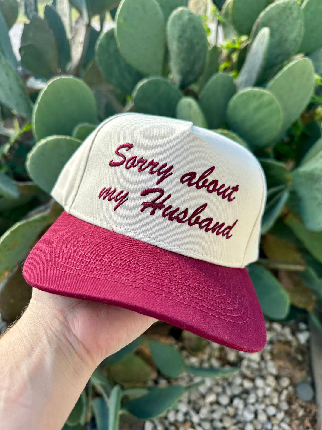 Sorry About My Husband Cap