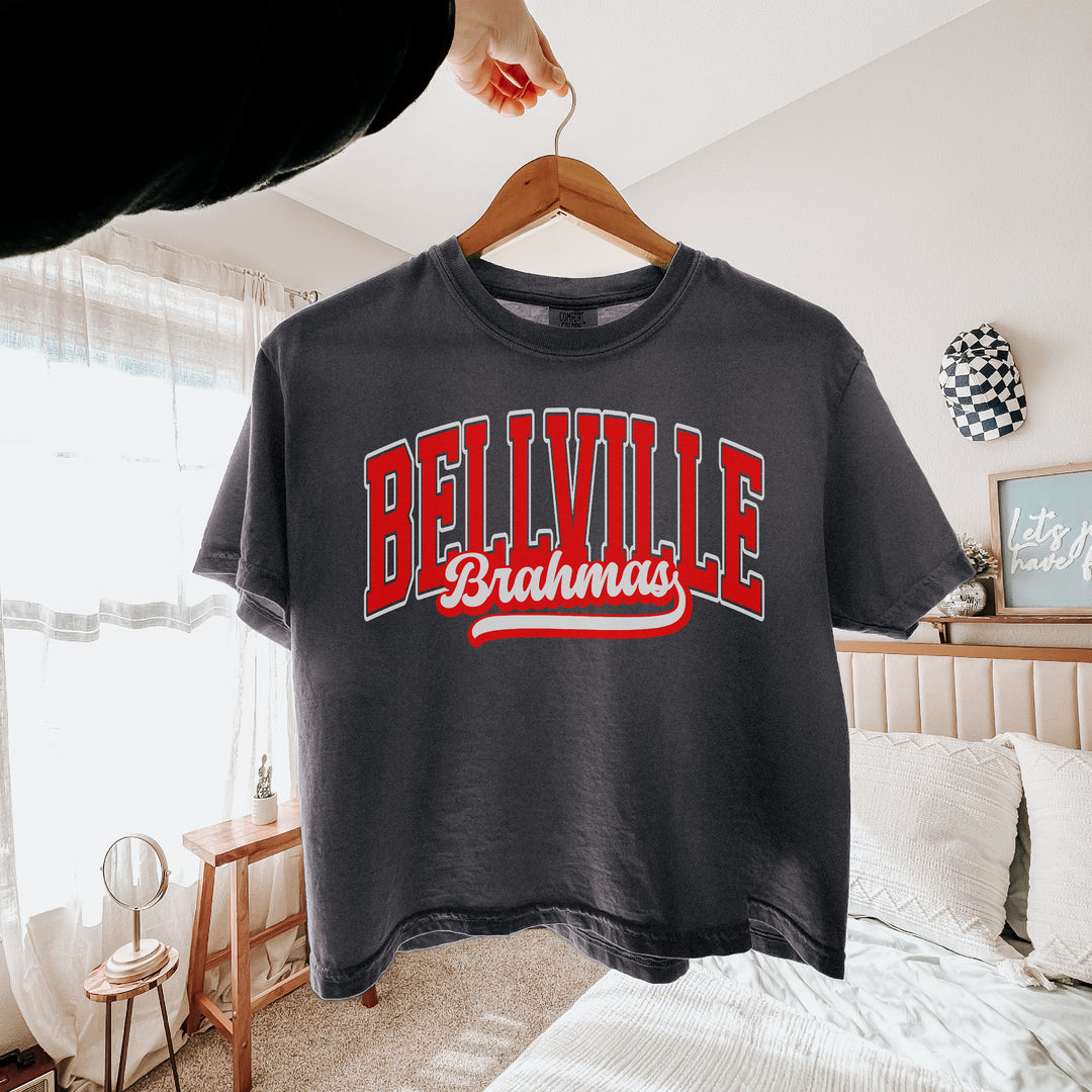 Bellville Brahmas Crop Tee - Preorder