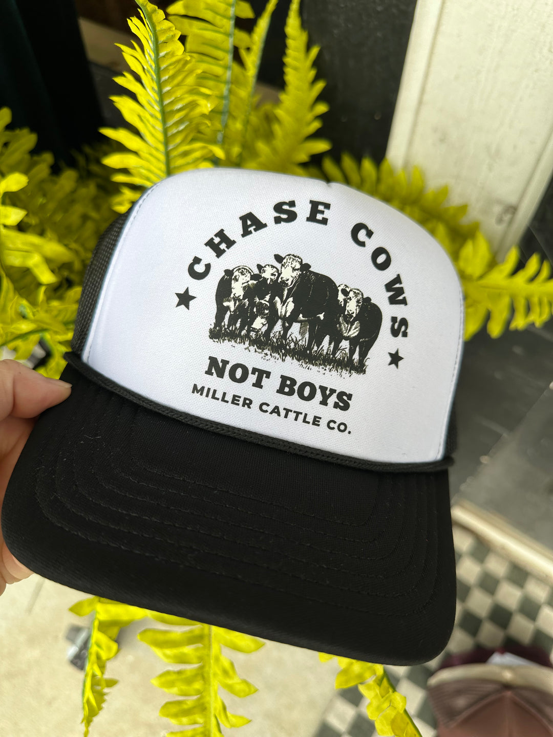 Chase Cows not Boys Trucker Hat-Preorder