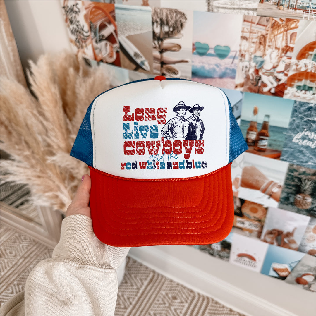 Long Live Cowboys Trucker Hat-Preorder
