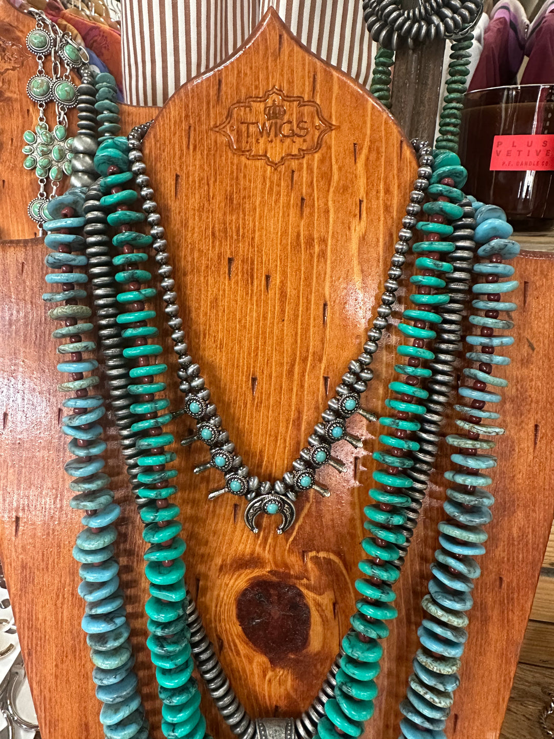 Mini Squash Blossom Necklace