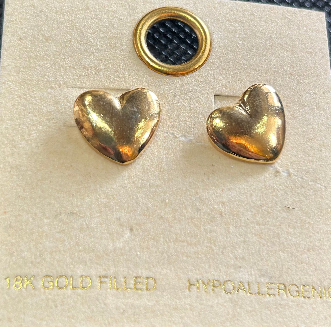 Hypoallergenic Heart Earrings