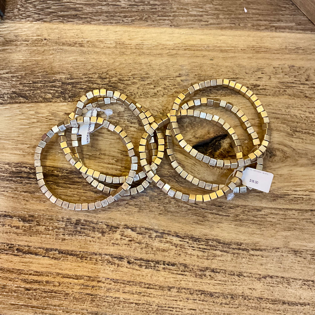 Square Beaded Bracelet