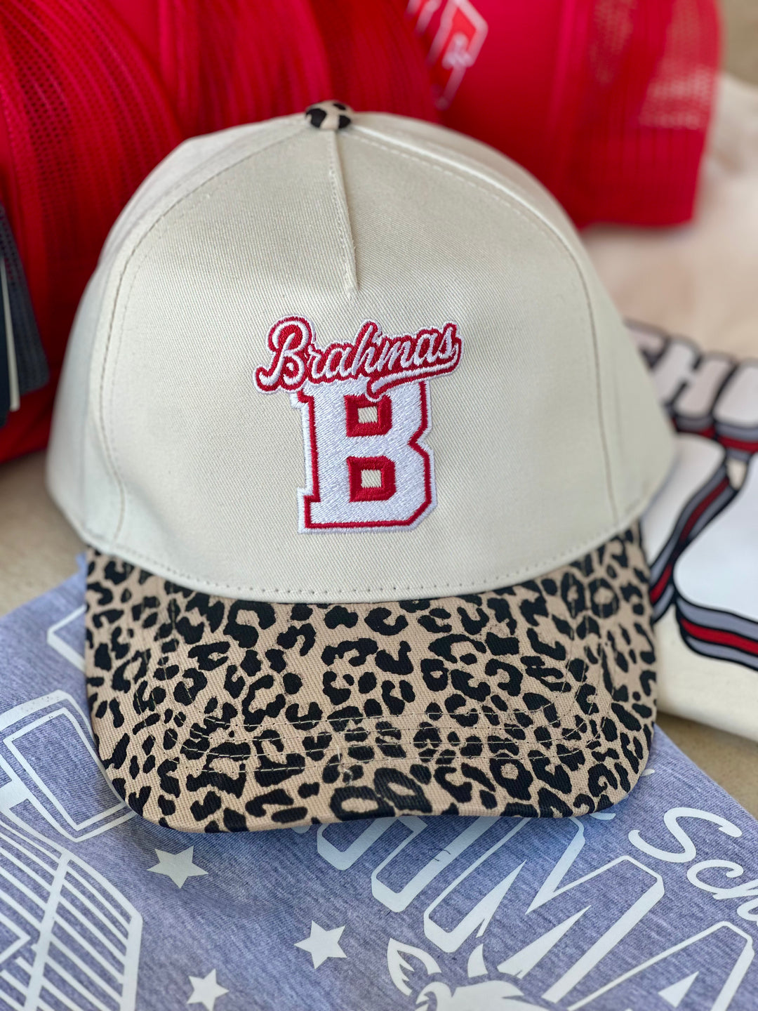 Brahma B Leopard Brim Hat