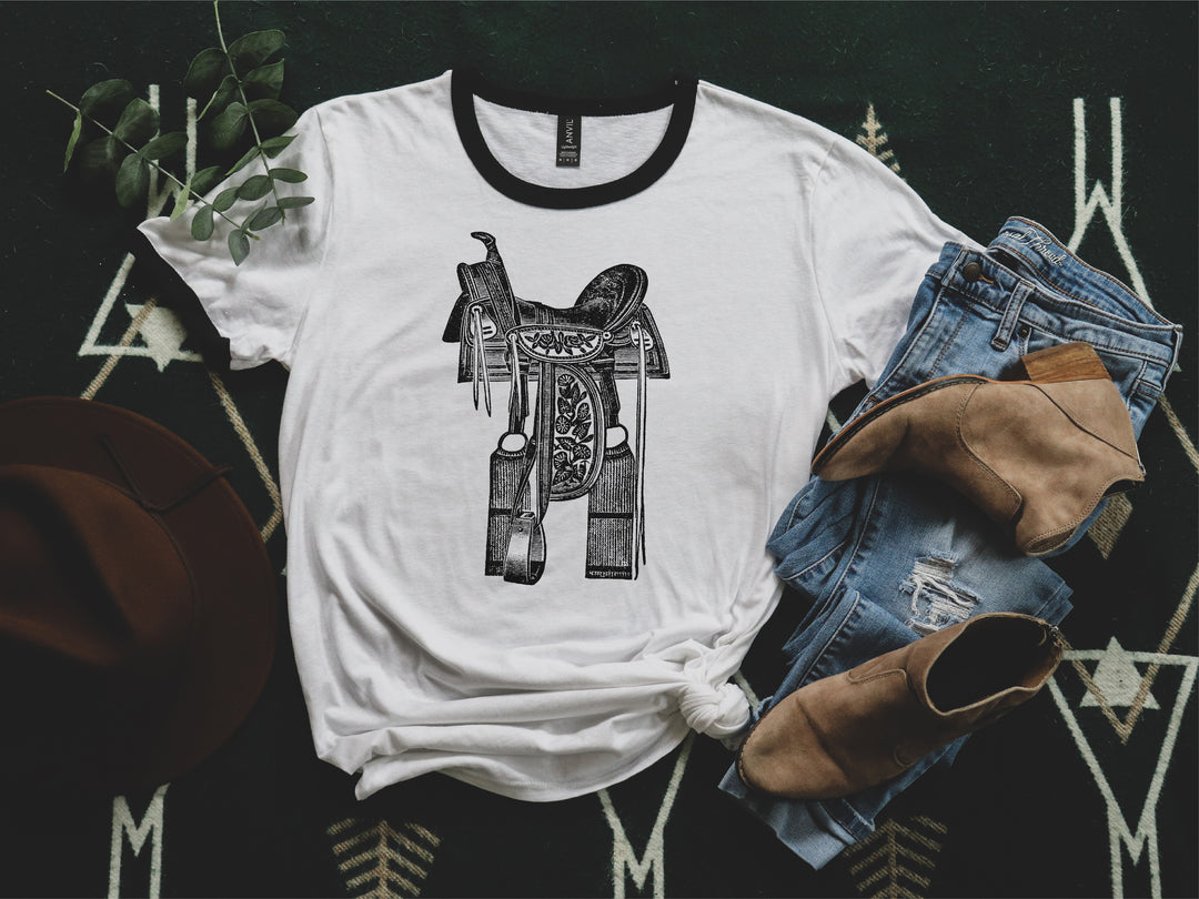 Vintage Saddle Ringer Tee-Preorder