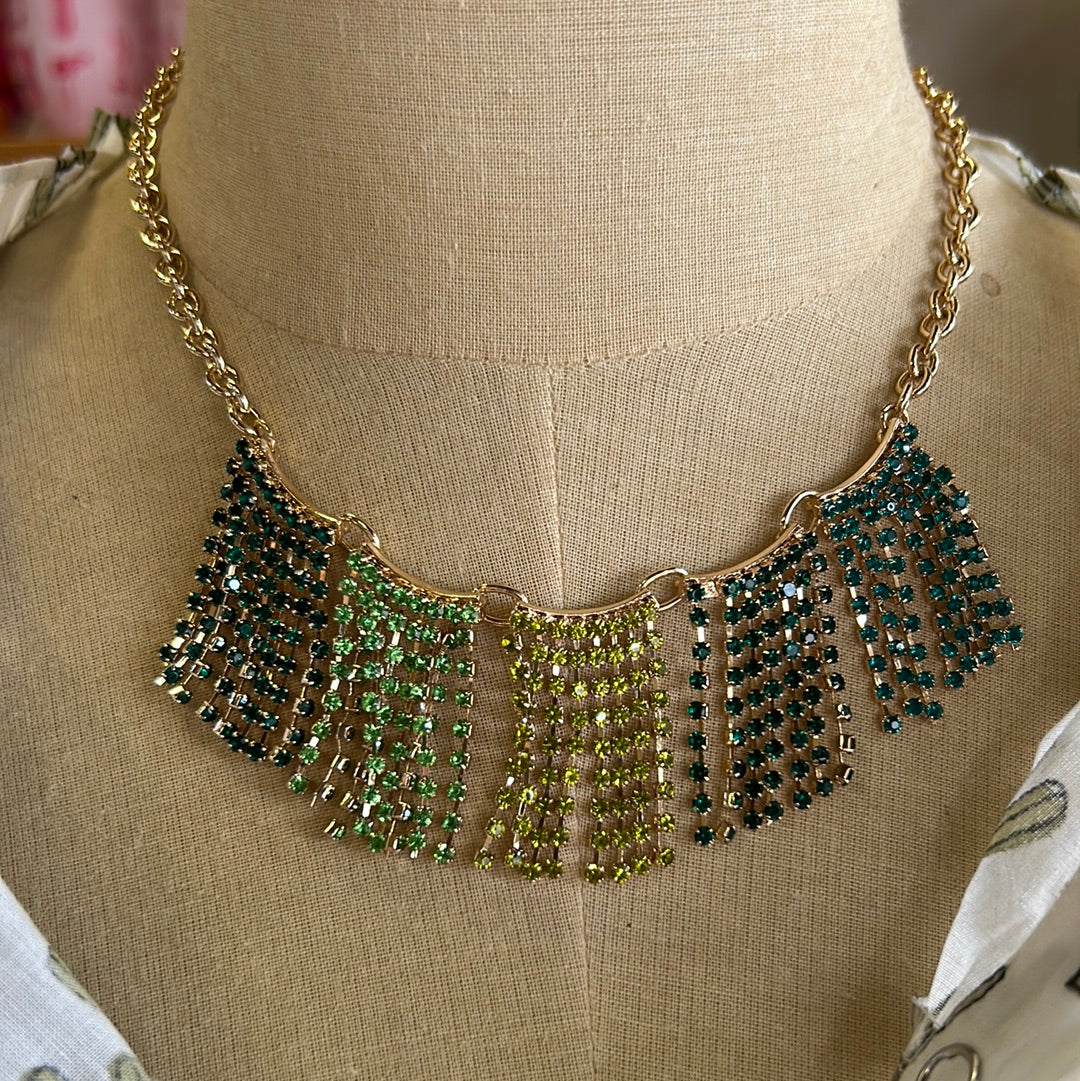 Shades of Green Necklace