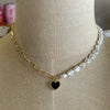 Pearl and Heart necklace