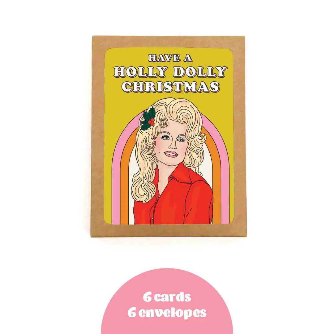 Holly Dolly Christmas Card Box Set