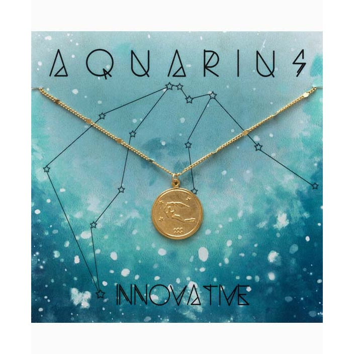Zodiac Medallion –Aquarius