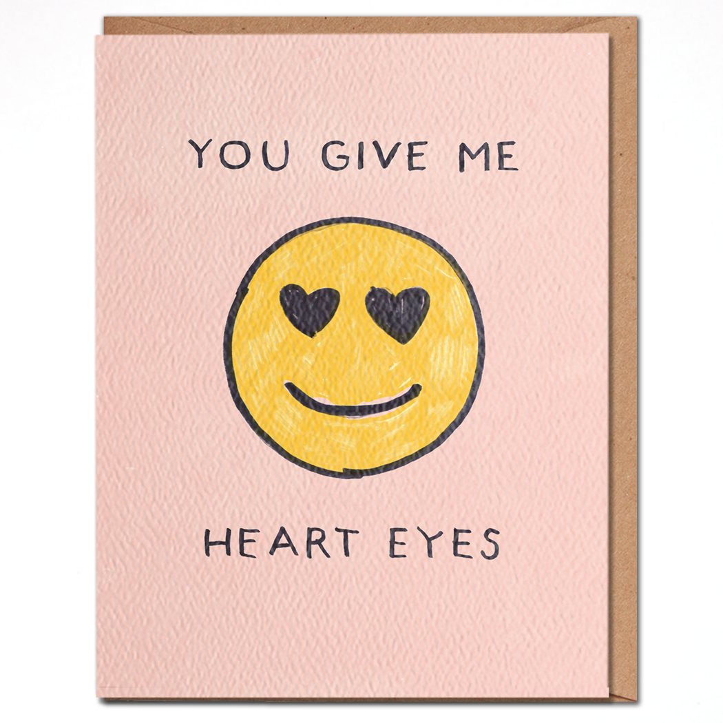 Heart Eyes Card