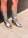 Pewter Cowboy Boots