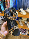 Leopard and Paisley Sport Sandal