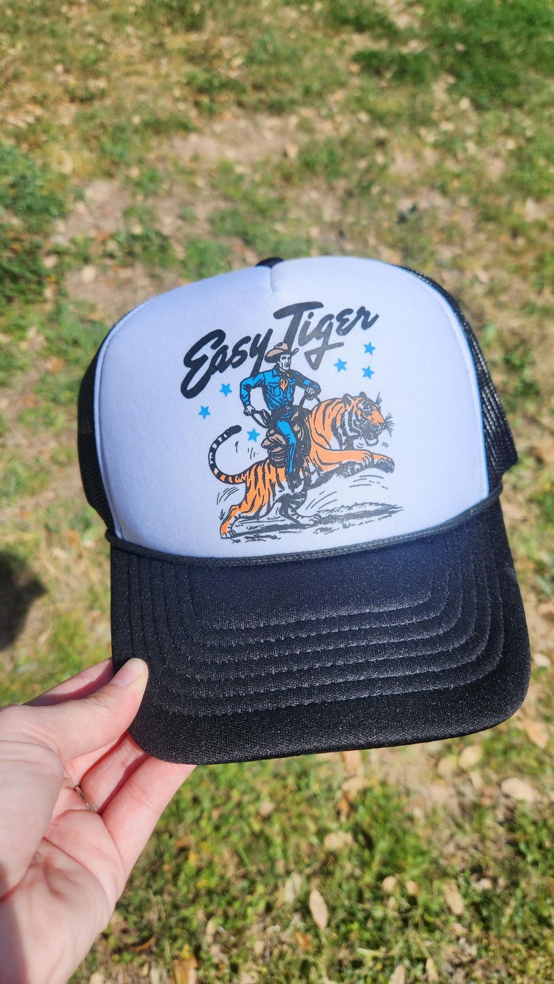 Easy Tiger Trucker Cap-Black