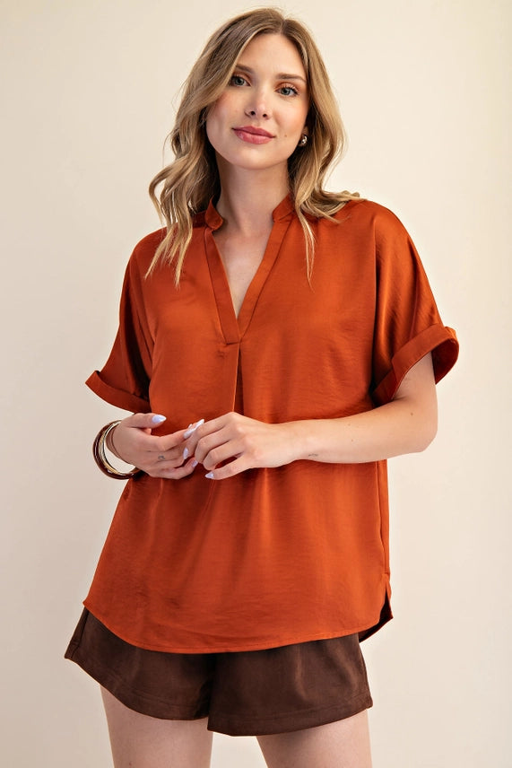 The Perfect Cuff Sleeve Top