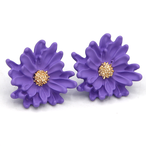 Matte Flower Earrings