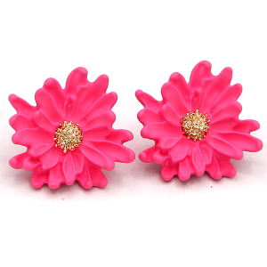 Matte Flower Earrings