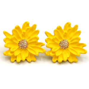Matte Flower Earrings