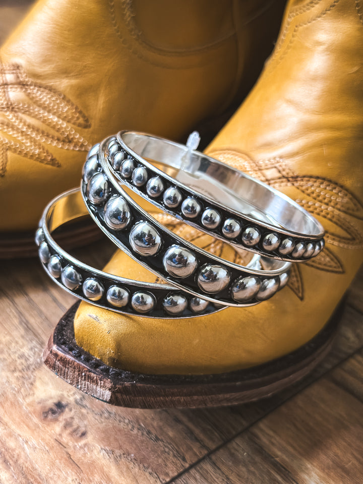 WESTERN BUBBLE 3 CUFF BRACELET SET