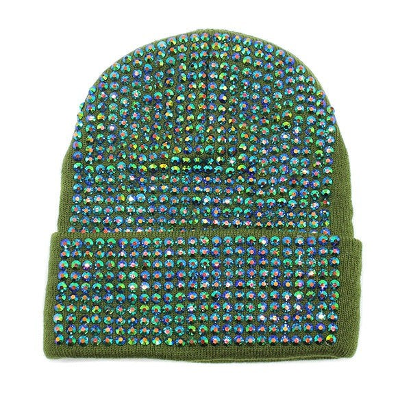 Rhinestone Beanie