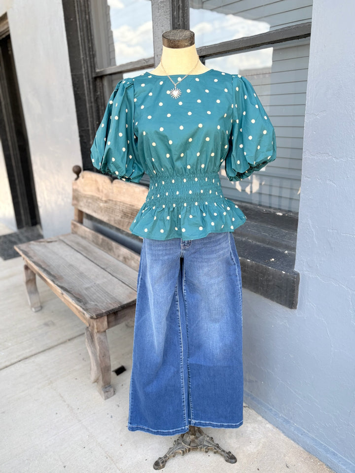 Izzy Polka Dot Top