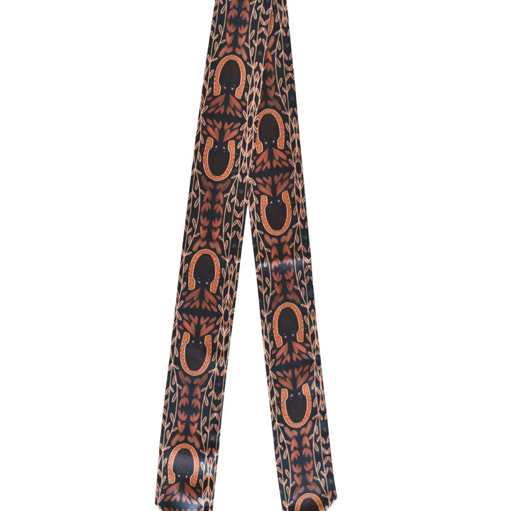 Western Harvest in Deep Juniper Twilly Scarf