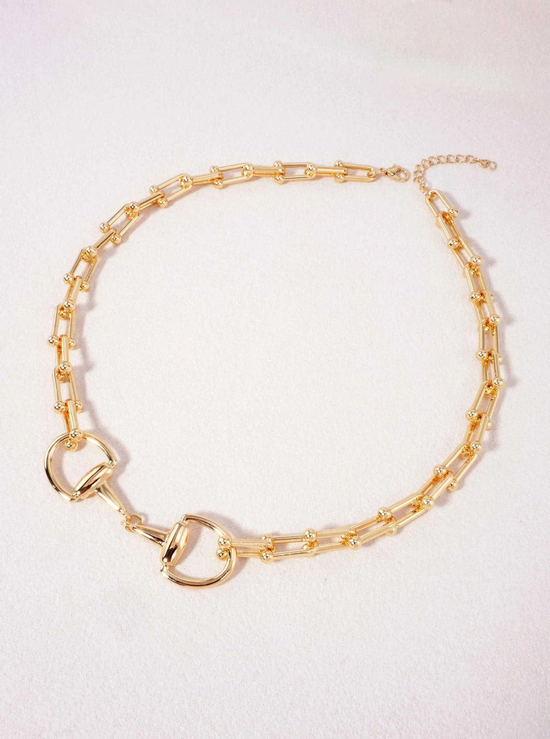 Horsebit Clip Chain Necklace