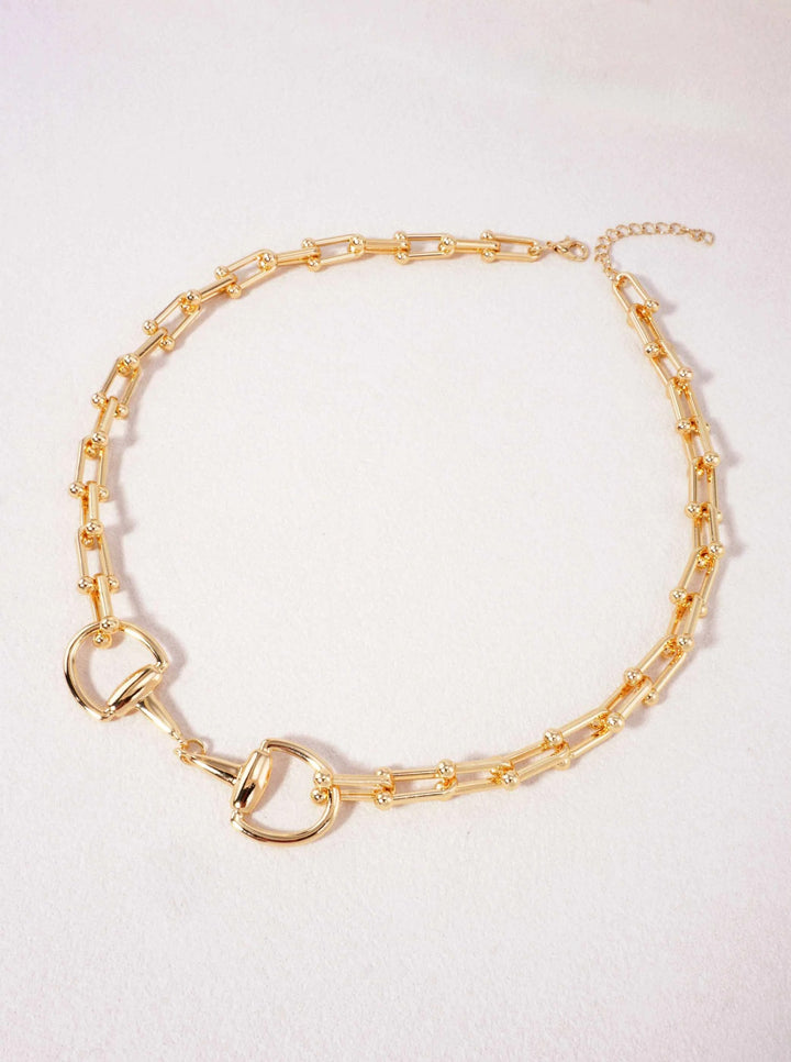 Horsebit Clip Chain Necklace