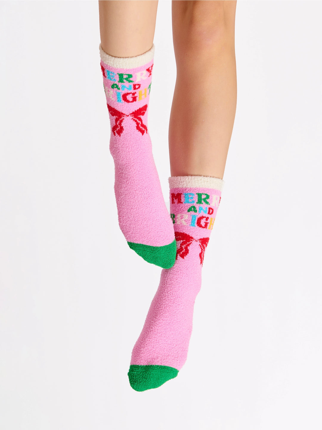 "Merry & Bright" Socks
