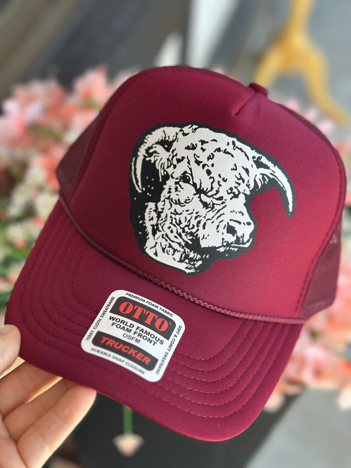 The Horned Bull Trucker Hat