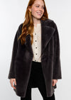 Faux Fur & Suede Coat by Ivy Jane