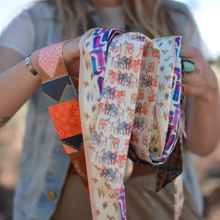 Show Day Dee Ring Snaffle Bit Western Twilly Scarf