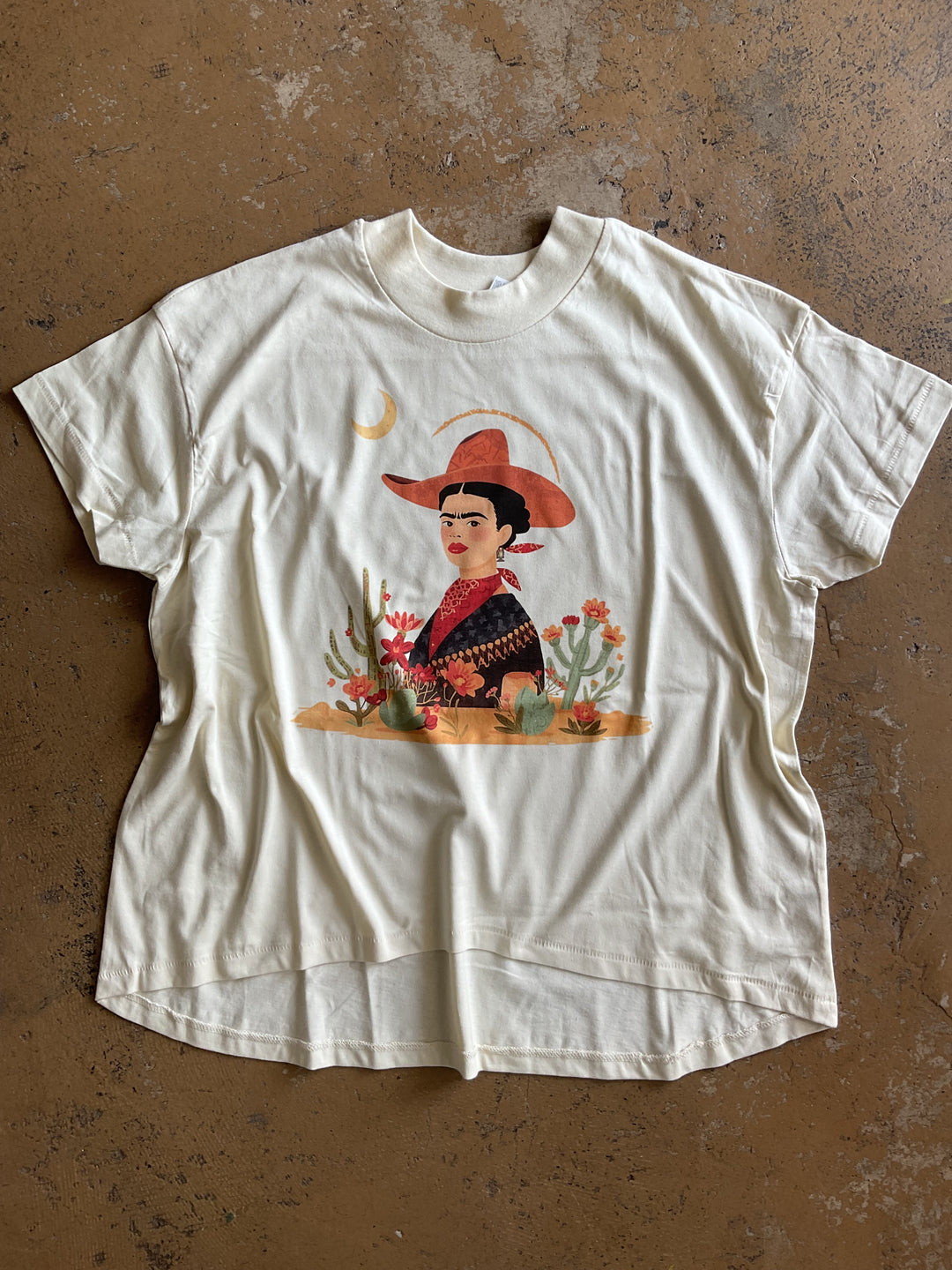 Cowgirl Frida Hi-Low Tee