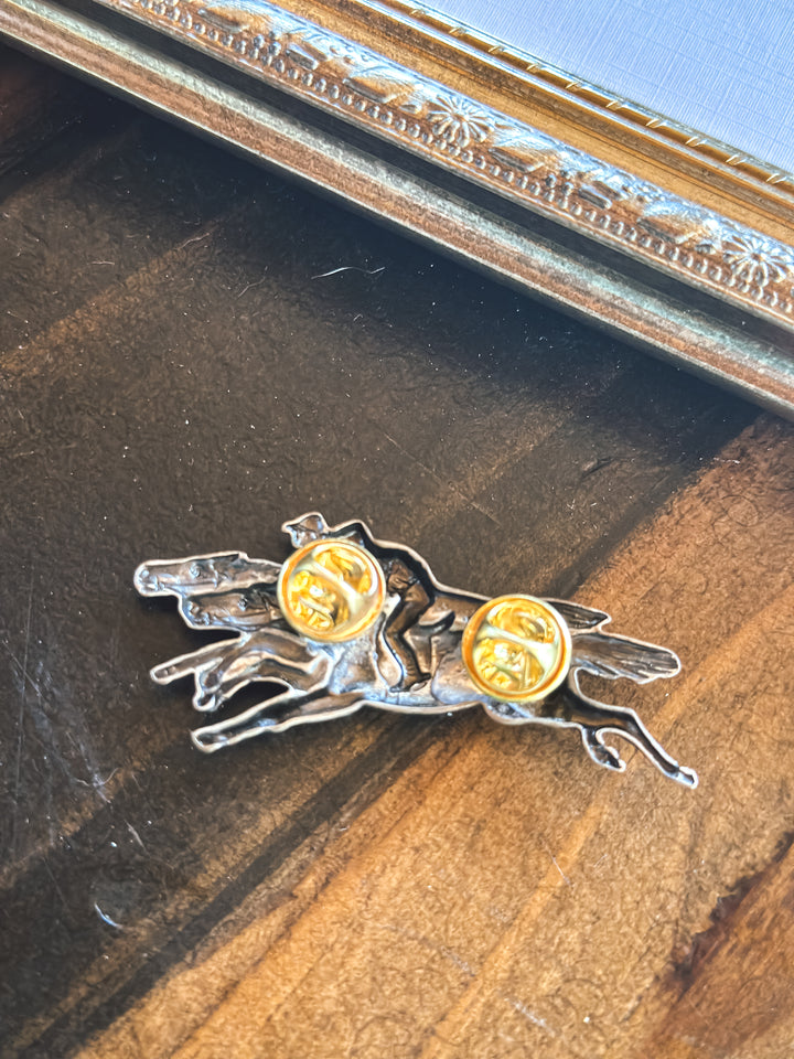 Vintage Race Horse Hat/Scarf Slide