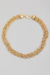 Chain Weave Twist Necklace