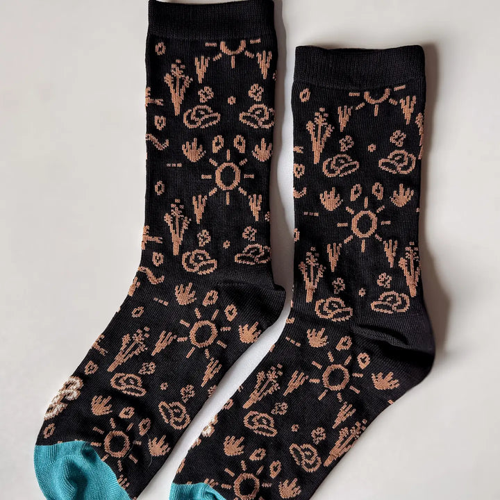 Grasslands Western Socks