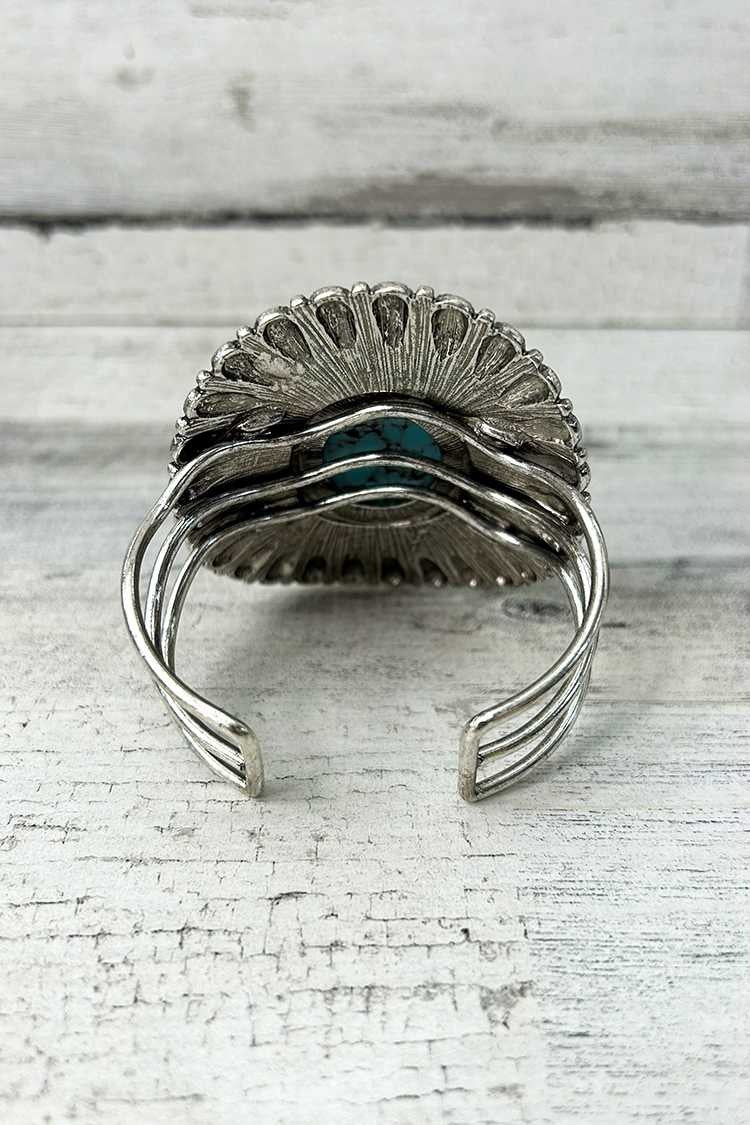 Green Oval Stone  Bangle
