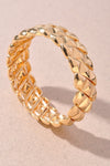 Diamond Scale Cuff Bracelet