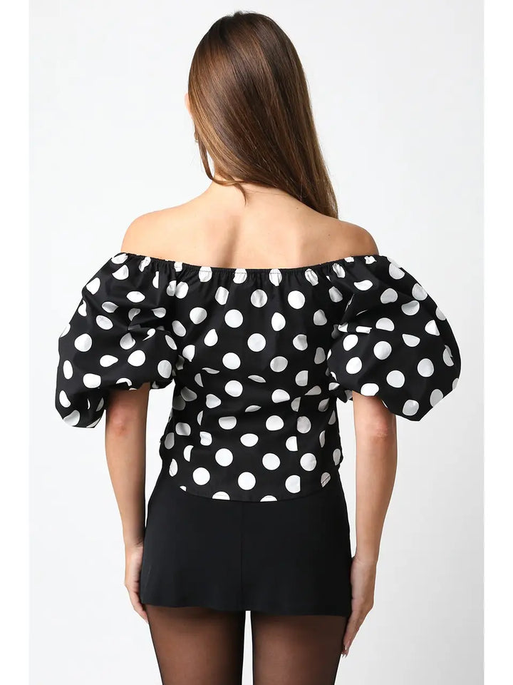 Monique Polka Dot Top