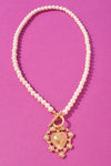 PEARL HEART PENDANT NECKLACE