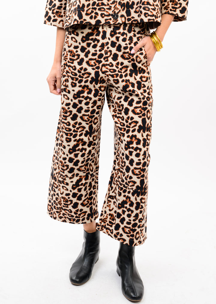 Leopard Barrel Pants by Ivy Jane