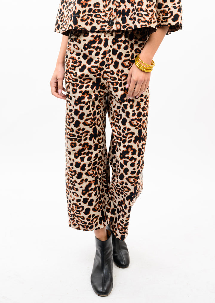 Leopard Barrel Pants by Ivy Jane