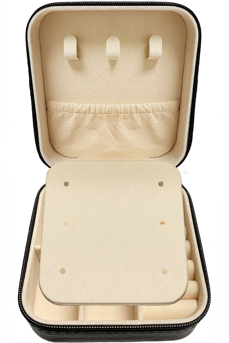 Western Bubble Dot Travel Jewelry Case