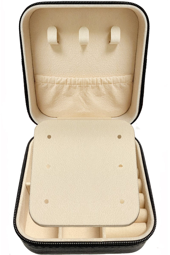 Western Bubble Dot Travel Jewelry Case