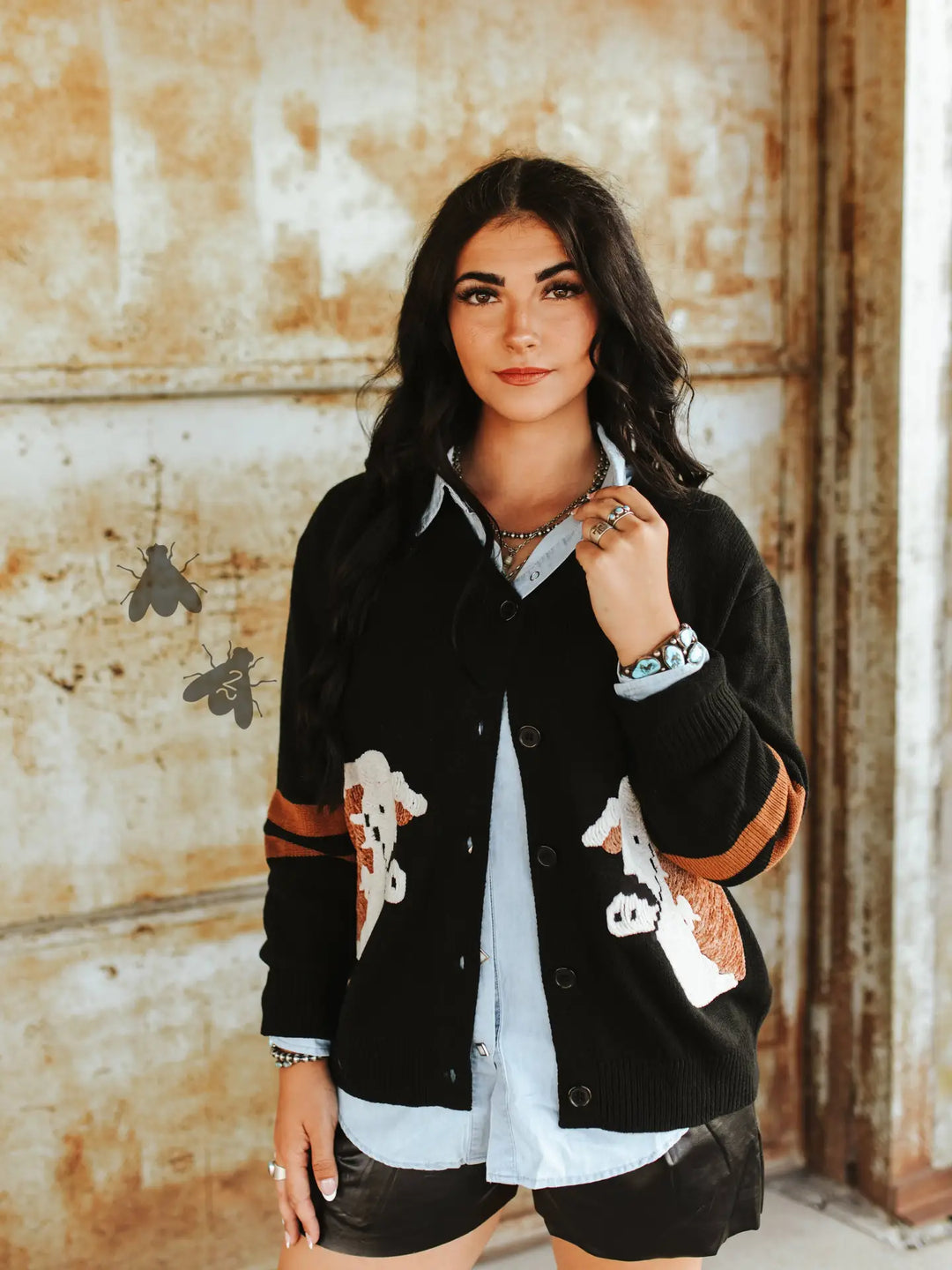 Cattle Cardi *Black Hereford